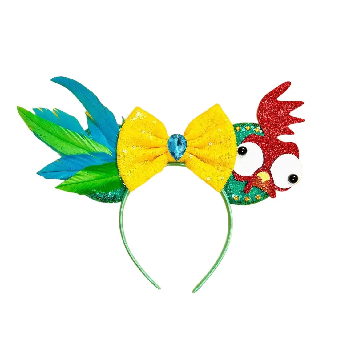 Hair Headband Accessories Mickey Mouse Ears Headband Kid Adult Festival Party Sequins Bow Women Baby Girl Gift