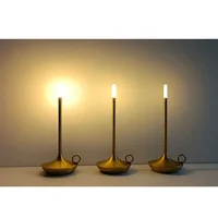 Table Lamp for Bedroom Rechargeable Wireless Touch Lamp Camping Candle Creative Lamp Rechargeable USB-C Deskbar Table 1