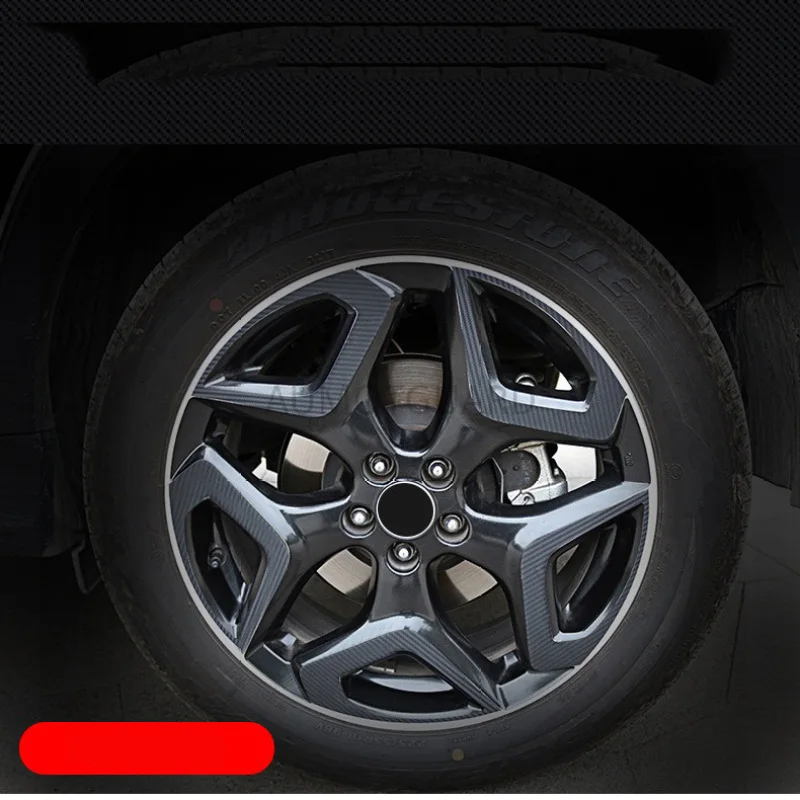

Подходит для Subaru XV 2018 украшения для украшения колес Модифицированная специальная пленка на ступицу наклейка из углеродного волокна для Subaru Forester 2018