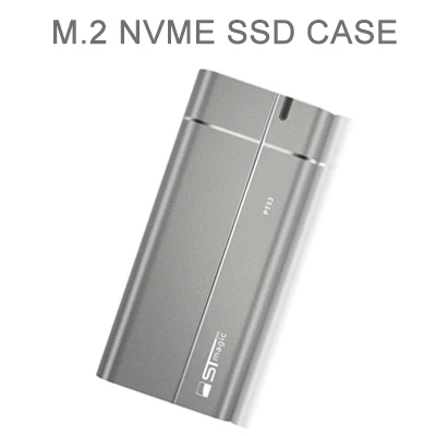 external hard drive case 3.5 Stmagic SSD Case M.2 NVMe Box Enclosure USB 3.1 PCIe M2 SSD Caddy For Type C Gen2 M+B M-Key Case Adapter 10Gbps High Speed external hard disk case HDD Box Enclosures