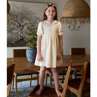 Robe en coton pour filles, collection Maison AS SS26, jacquard à rayures, tricot à motif diamant pour garçons, vêtements assortis pour la famille 1