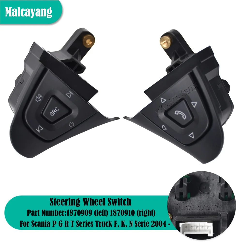 

Голубой ледяной для Scania P G R T Series Truck F K N Series Стайлинг автомобиля 1870909 подсветка Электрический модуль переключателя рулевого колеса