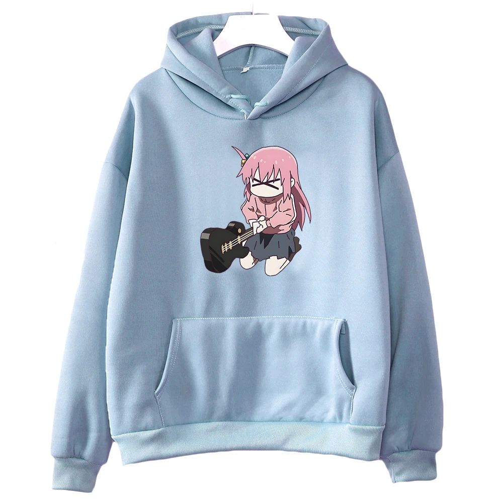 

BOCCHI THE ROCK! Hitori Gotou Oversized Hoodie Japanese Anime Sweatwear Couple Sweatshirt Women/men Slight Strech Regulai Fit