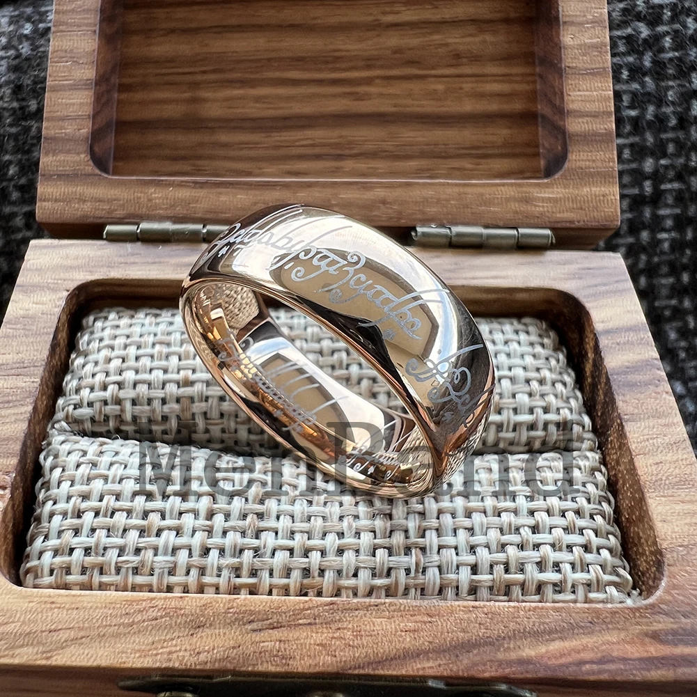 Tungsten Hochzeitsring Für Damen Und Herren Laser Graviert Ring_voghion.com