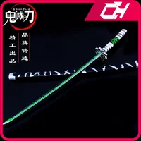 Ghost Slayer Katana Sword Shinazugawa Sanemi Nichirin Blade Japanese Anime Samurai Sword Metal Weapon Model Gifts Toys for Boys 1
