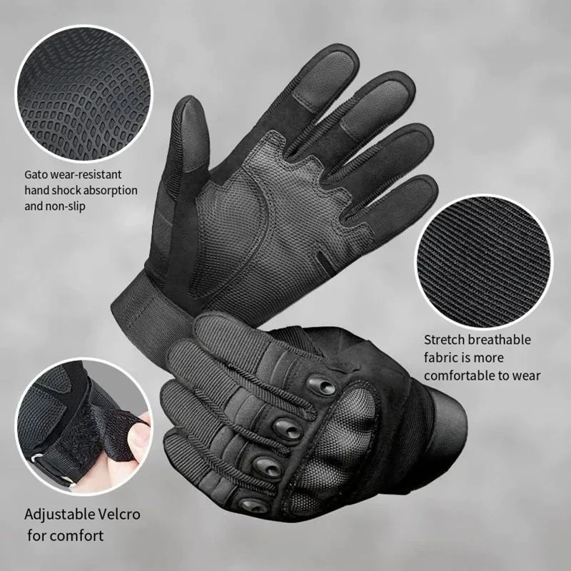 Gants protection tactique 2025 écran tactile anti-glisse pêche montagne durable