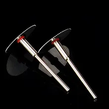 Disques de coupe pour outils rotatifs Dremel, en acier inoxydable, 1 mandrin, 16 18 22 25 32mm, 6 pièces/ensemble