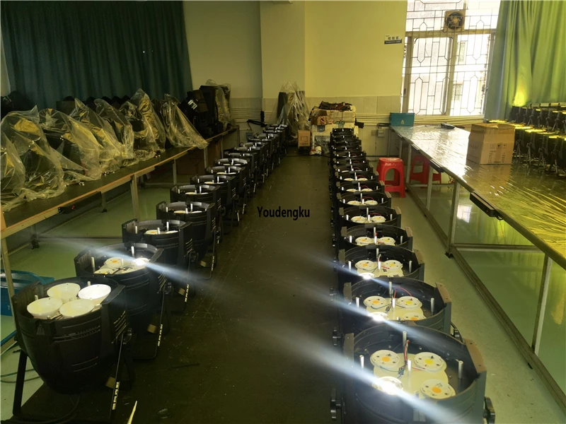 8 pieces 200W COB 4-Eyed Face Light White and Warm White LED par Light
