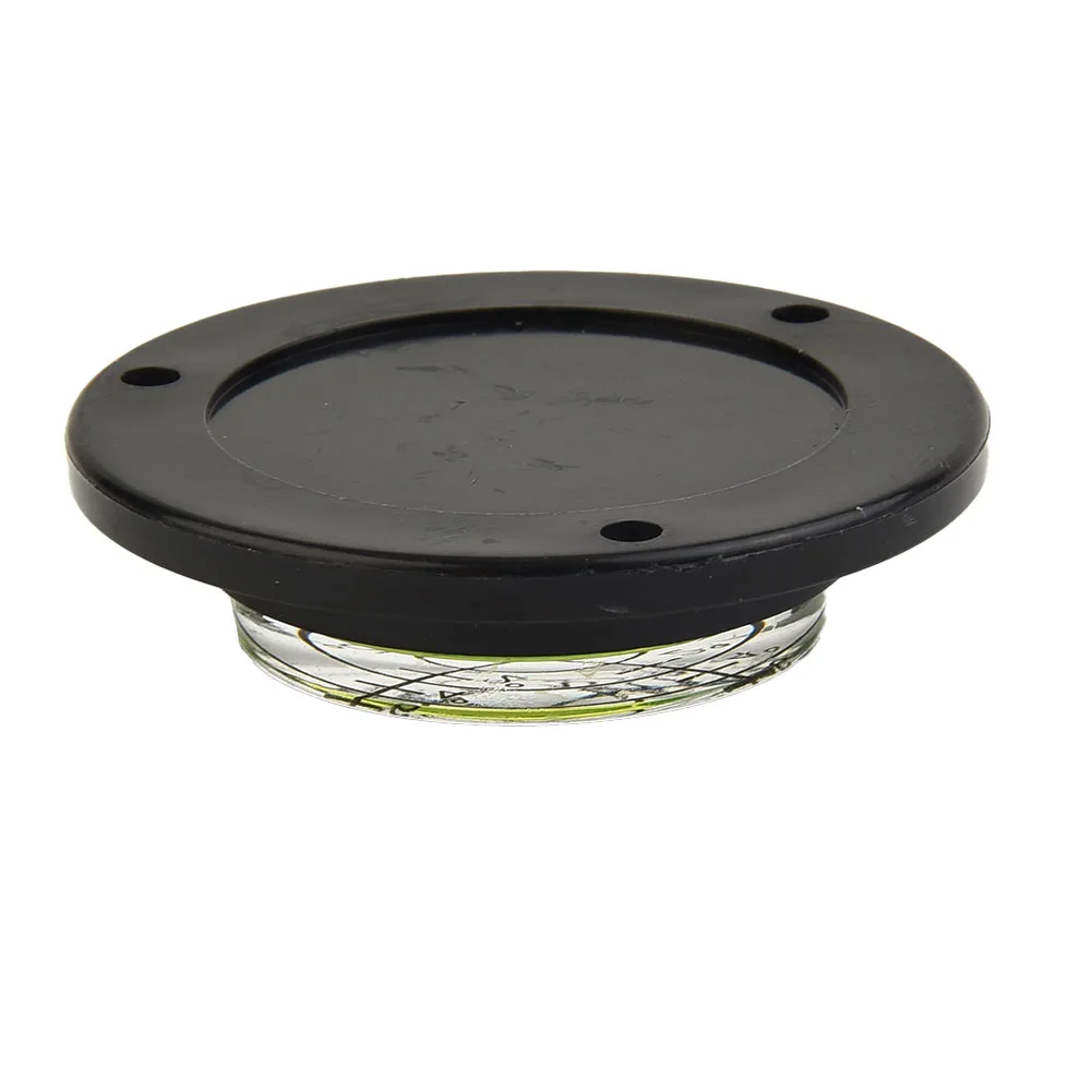 

Durable Hot High Quality New Practical Spirit Level Mini Plastic Black Base Bubble Leveller Measuring Round Workshop Equipment