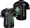 New El Salvador  Custom Name Baseball Shirt Jersey Summer New Fashion 3DPrint Funny Beach Short Sleeve Sport Casual 1