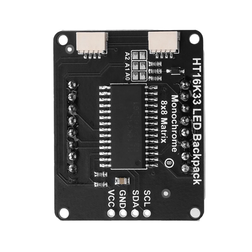LED 도트 매트릭스 디스플레이 모듈, 적색 조명 마이크로컨트롤러 모듈, Ht16K33 드라이버, I2C 인터페이스, 8X8 매트릭스 공통 음극
