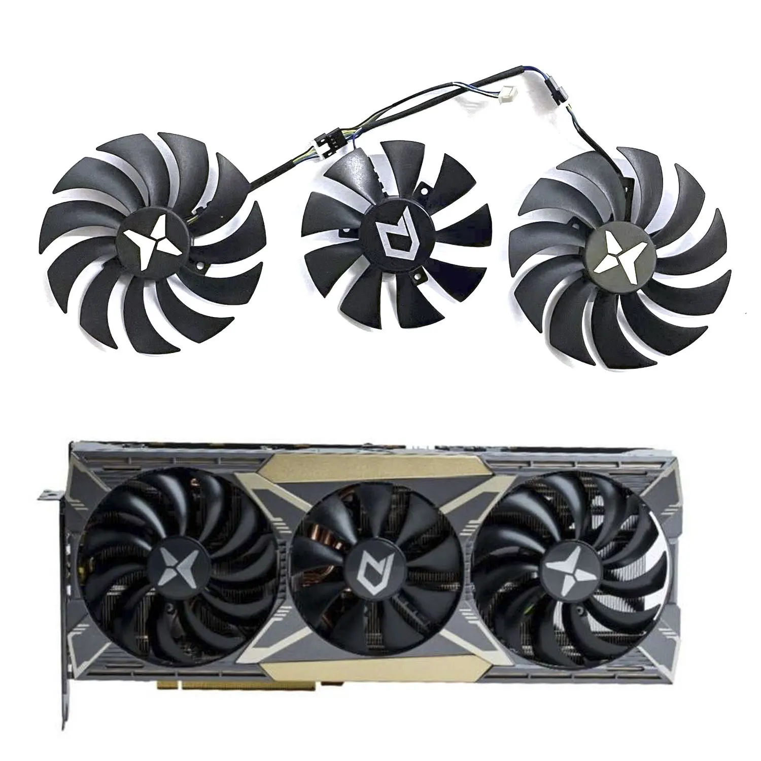 

New GAA8S2U GA91S2H 4PIN 85MM 100MM RX5700XT GPU Fan for Dataland RX5600XT 5700 5700XT X-Serial Graphics Card Cooling Fan