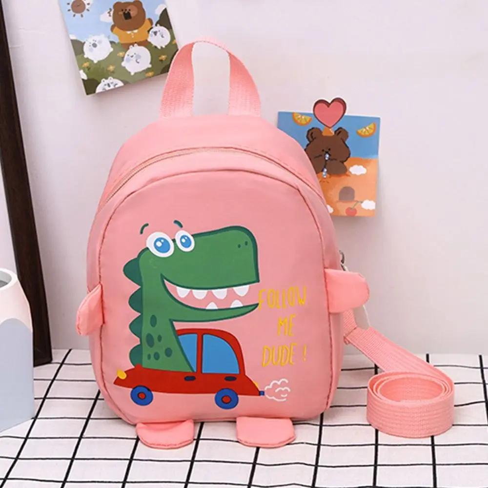 Children Cartoon Dinosaur Safety Harness Kindergarten Schoolbag Anti-lost Backpacks Toddler Rucksack School Bags 3