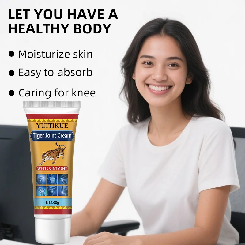YUITIKUE Tiger Joint Cream Moisturizing Skin Easy Absorption Knee Care Cream for Skin Hydration And Joint Care