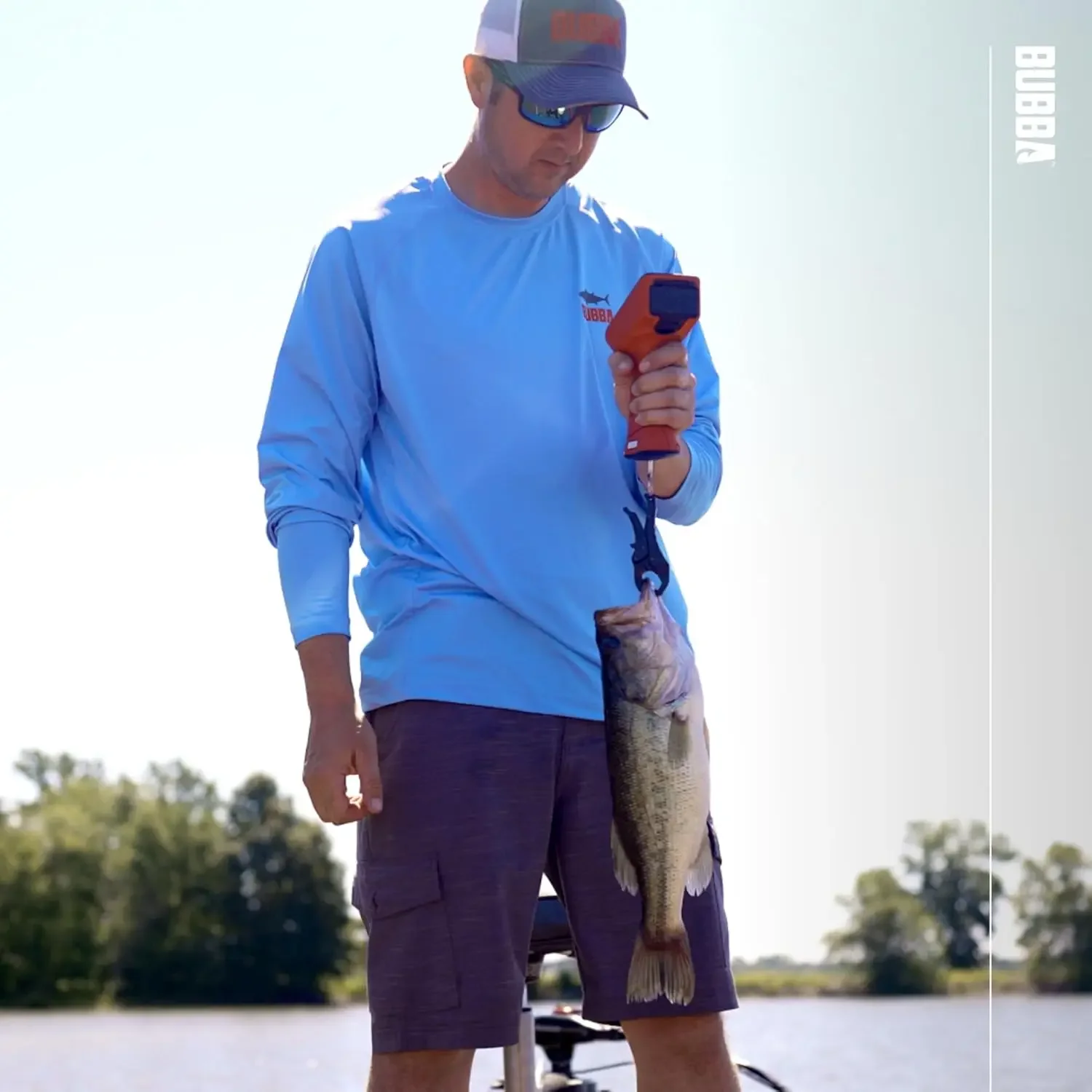 BUBBA Pro Series Smart Fish Scale-Tournament Fishing Tool with Bluetooth & Rechargeable Battery-3 Modes, Digital Color Scree