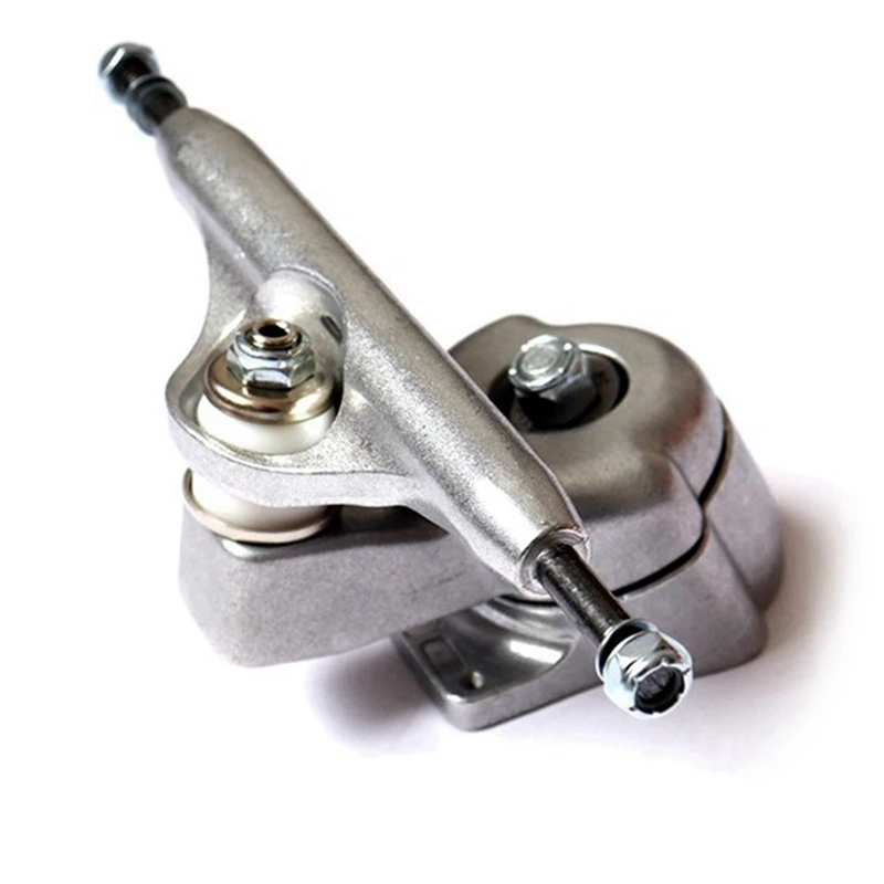 

2X New Surf Skate Trucks Integrated Bracket For Yow Meraki System Enhanced Edition Front Trucks,Silver