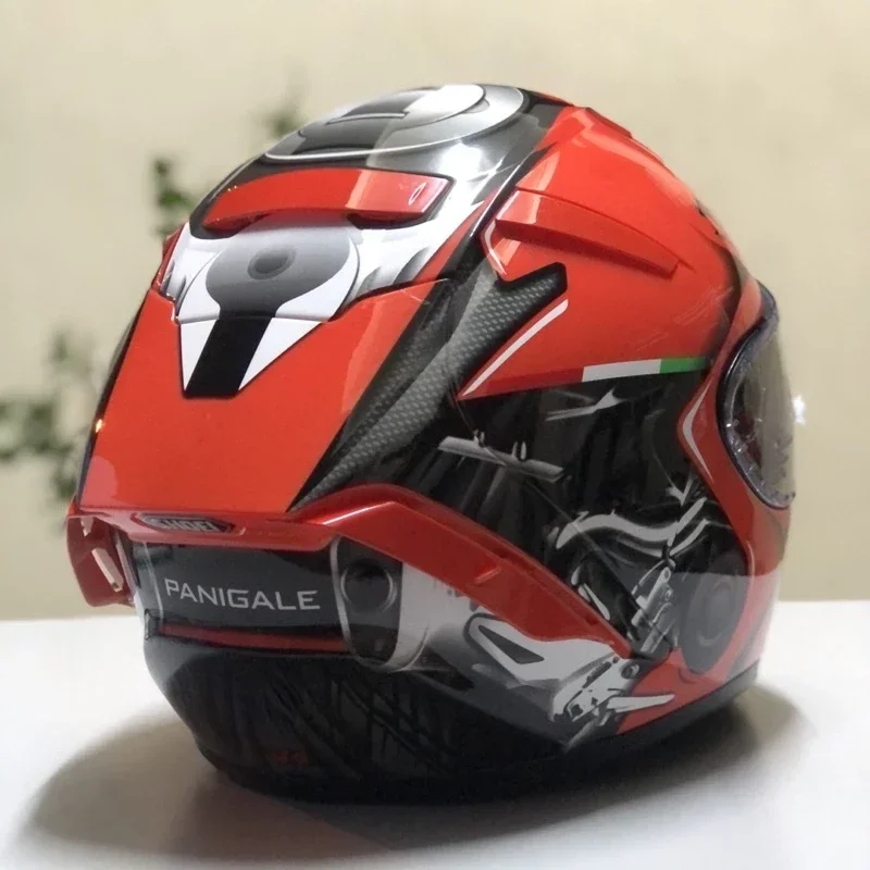 X 14 헬멧 X-14 Panigale V4 레드 헬멧, 풀 페이스 레이싱 오토바이 헬멧