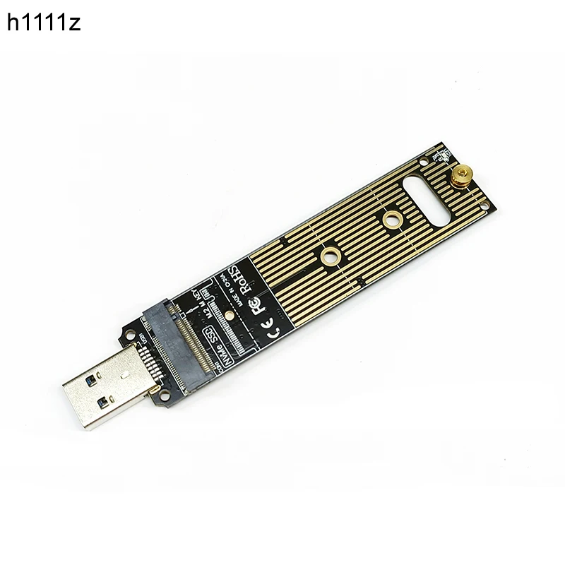 

Переходник NVME на USB M2 PCIE NVME SSD M ключ к USB3.1 преобразователь переходная плата 10 Гбит/с JMS583 чип Suppor 2242 2260 2280 M.2 NVME SSD