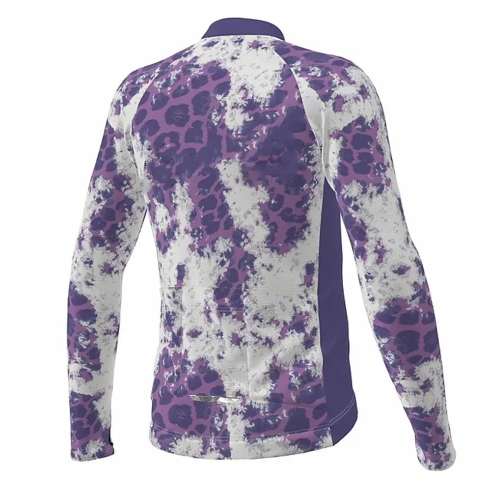 Men Custom Polyester Sublimation Cycling Jersey Long Sleeve Jersey Riding Top Mountain Bike New Design Quick-Dry