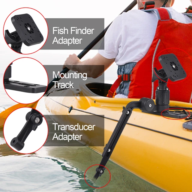 Kayak Fish Finder Mounting Plate Kayak Boat Transducer Mounting Arm Fish  Finder Mount Base Adapter Kayak Fish Finder Supporter - AliExpress