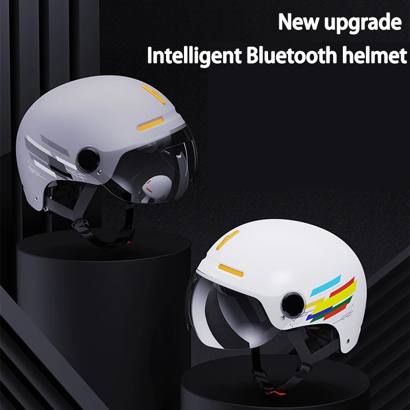 New Electric Vehicle Bluetooth Helmet Stereo Intelligent