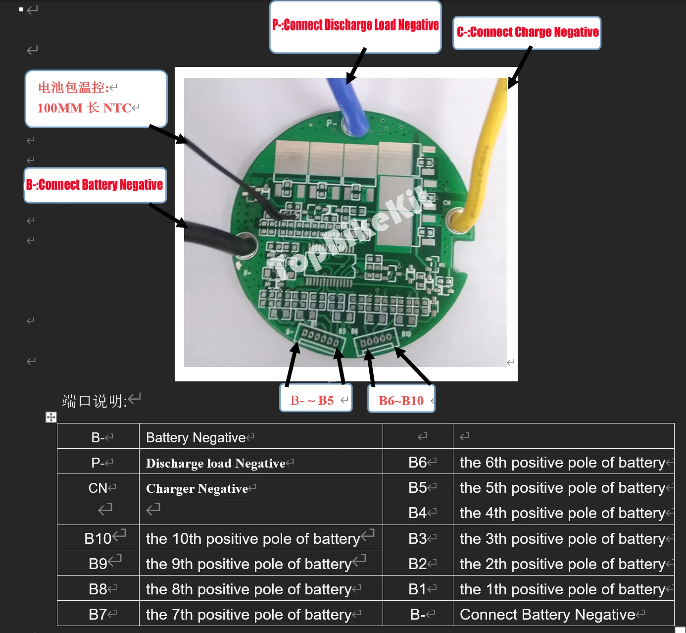 1 pcs Ebike 배터리 케이스 BMS 10S20A 병 배터리 케이스 HT-1/HT-2 케이스 10S 20A 리튬 이온 BMS
