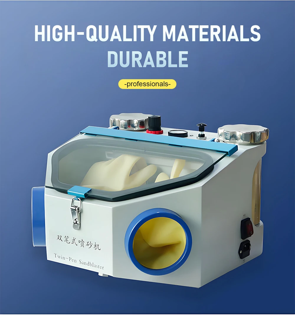 Sanding Blaster Jewelry Sandblasting Machine Desktop Double-pen Sandblasting Mac