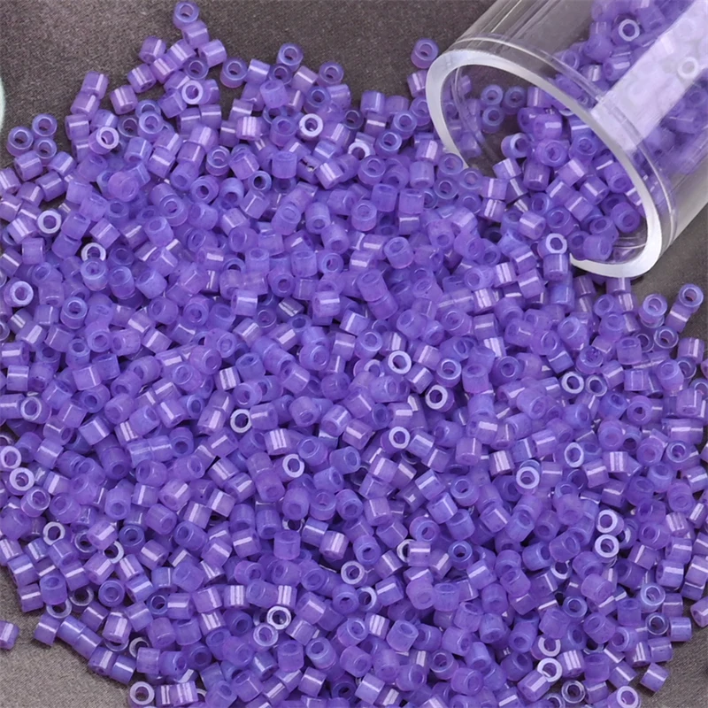 1,6 mm Super Uniform tschechische Jade Glas Japan Perlen 11/0 kleine Glasperlen für DIY Schmuckherstellung Frauen handgemachte Stickerei Versorgung – Detail 26