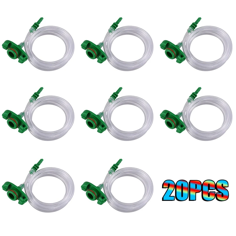 

20 Pcs Air Tube Glue Adhesive Dispenser Glue Syringe Adapter 30CC-50CC For Industrial