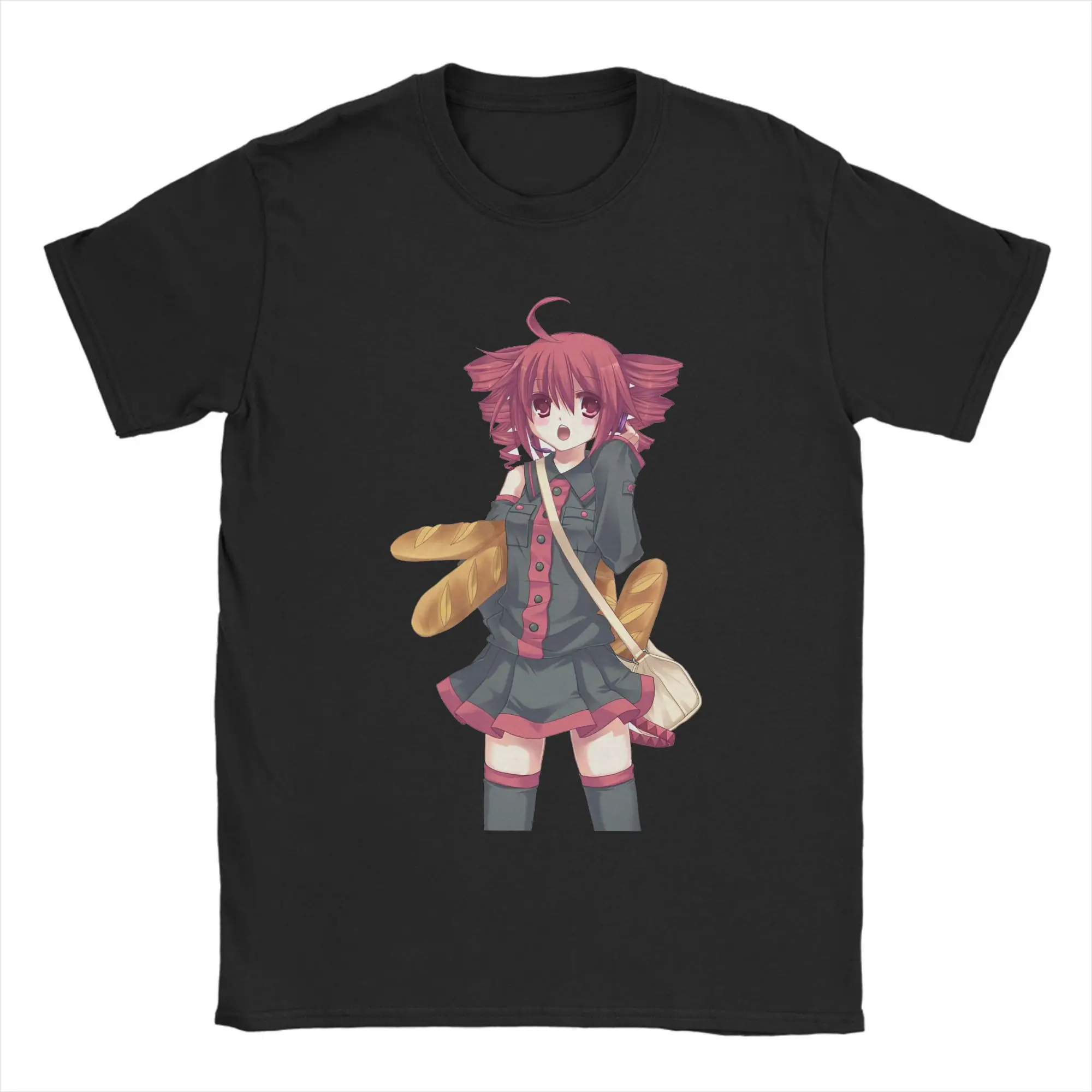 Kasane Teto Men's Funny Cool Cotton Tee - Cute Round Neck Short Sleeve T-Shirt Gift Idea