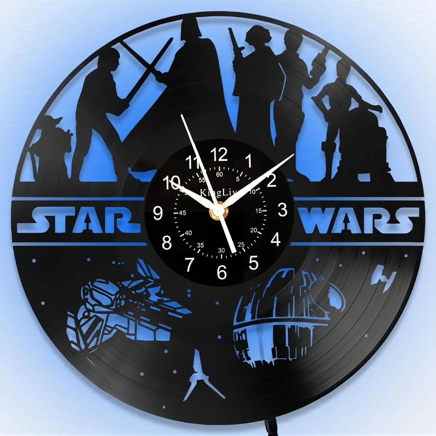 

Оригинальные настенные часы ZK20 на заказ, настенная лампа, настенные часы, украшение для дома, USB-пульт дистанционного управления, атмосферные часы, лампа