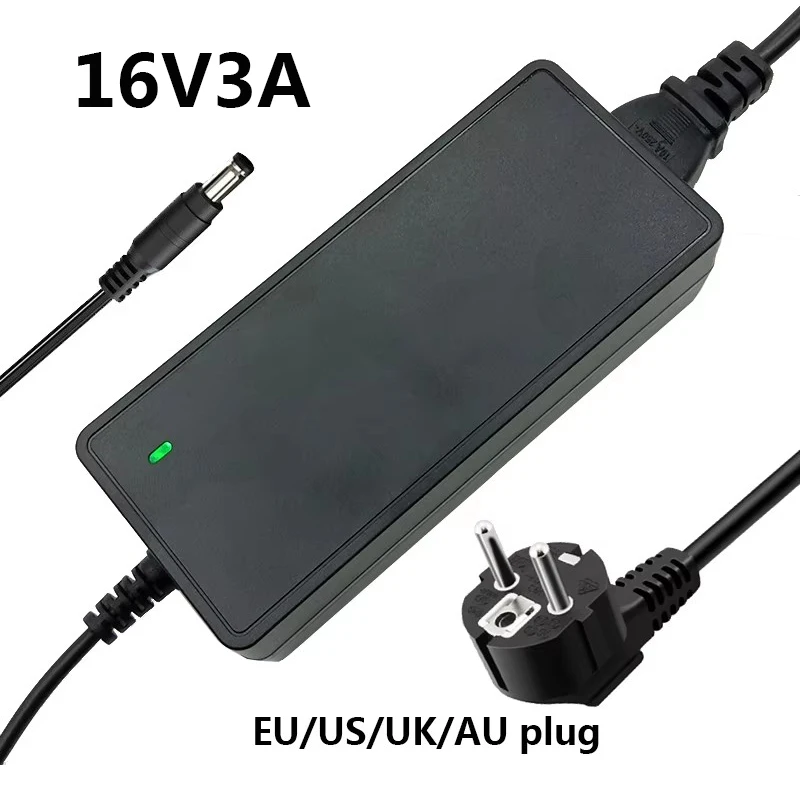 16 โวลต์ AC DC 16 v 3a แหล่งจ่ายไฟ 16 v 16 v หม้อแปลง AC to DC Converter อะแดปเตอร์ 16 v UK ปลั๊กแหล่งจ่ายไฟ 16 โวลต์ AU US 1