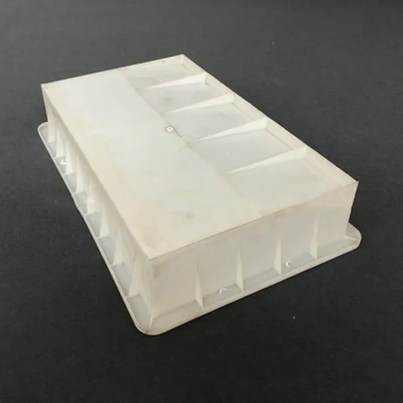 Concrete Molds Garden Path Molds Cement Antique Brick Roadside Mould Garden Path Making Stone Mold 3D Carving Anti-Slip Concrete Plastic Paving Molds 50x30x10cm