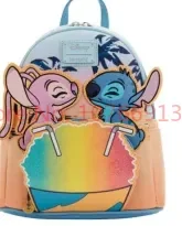 thumbnail image 1 of Mochila Disney Stitch Loungefly con bonito diseño de dibujos animados bordados, mochila fresca e informal, mini mochila para mujer, 1 of 5
