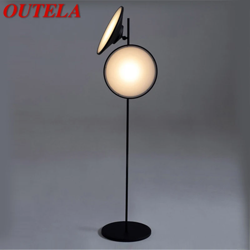 

OUTELA Nordic Floor Lamp Luxurious Modern Family Iiving Room Bedroom Creativity LED Decorative Standing Light