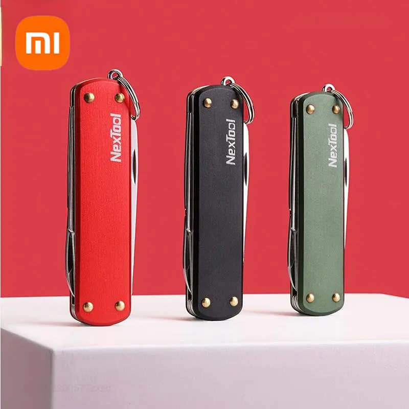  Xiaomi NexTool New Multifunction Mini Knife Scissors Screwdriver Pocket Folding Knife Creative Tool Outdoor Survive Clip Cutter 