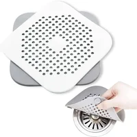 Hair Filter Shower Drain Plug Kitchen Sink Strainer Anti-blocking Bathtub Shower Floor Drain Sink Drains Cover Home Accessories 1