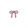 20PCS Simple Macaron Mini Ribbon Bow Colorful Spray Painted Bowknot Alloy Nail Art Rhinestones Decorations Manicure Ornaments 5