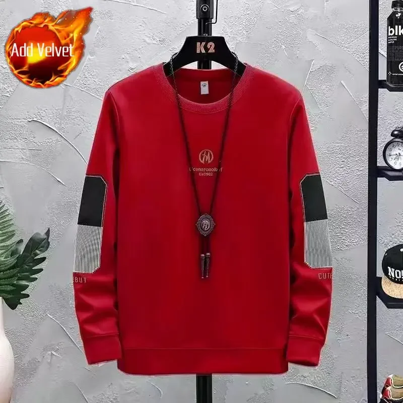 thumbnail image 1 of Sudadera con cuello redondo de otoño para hombre, sudadera de moda Harajuku con cuello redondo para hombre, ropa Y2k, sudadera estética de alta calidad S, 1 of 5