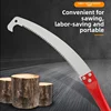2 types of multi-functional hand saws for pruning trees and outdoor gardening, with stainless steel serrated blades 2