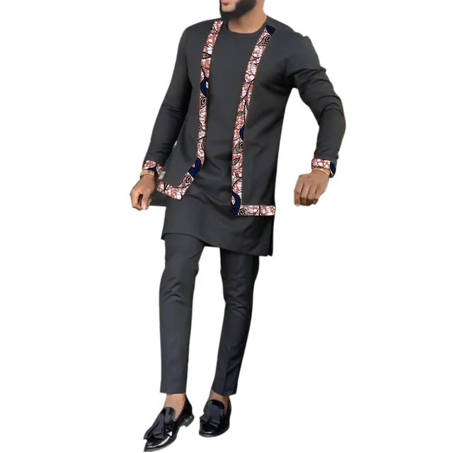 Ademola Long Sleeve Dashiki Outfit - Image 3