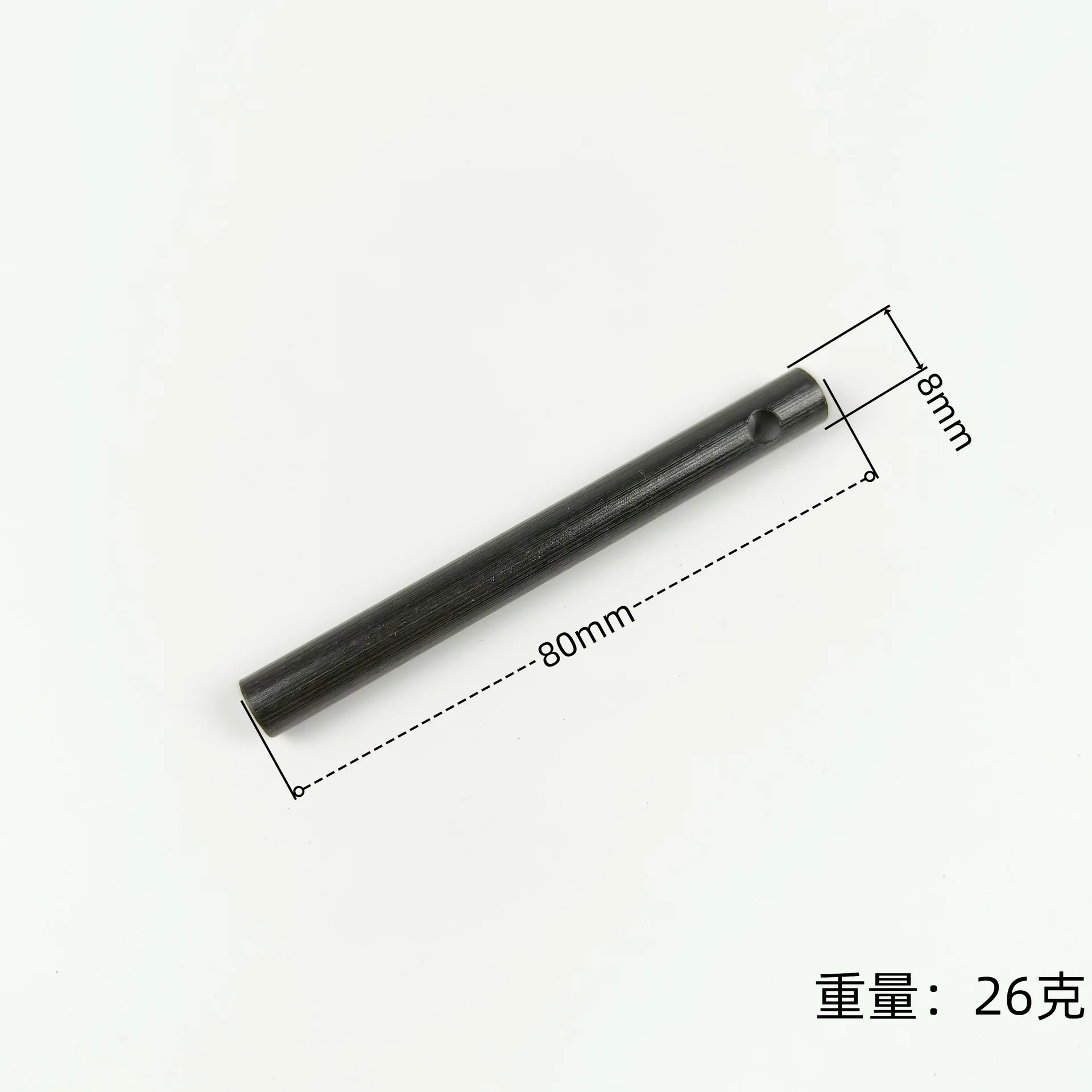 2개입 8 * 80mm 천공 캠핑 플린트 야외 생존 마그네슘 스틱 야외 생존 도구