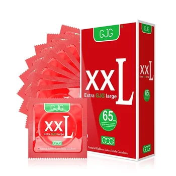 10/30pcs 65mm Large Condoms Safe Super Lubricated Latex Condom Adult Contraception Intimate Goods Toys Penis Sleeve Men Long Sex 1