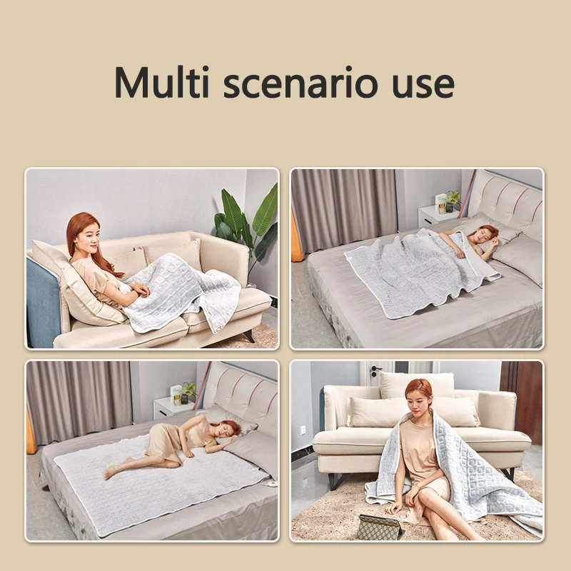 Xiaomi Youpin Electric Blanket Multipurpose Heating Quilt Temperature  Control Tachythermia Double Flannel Blanket Household Tool