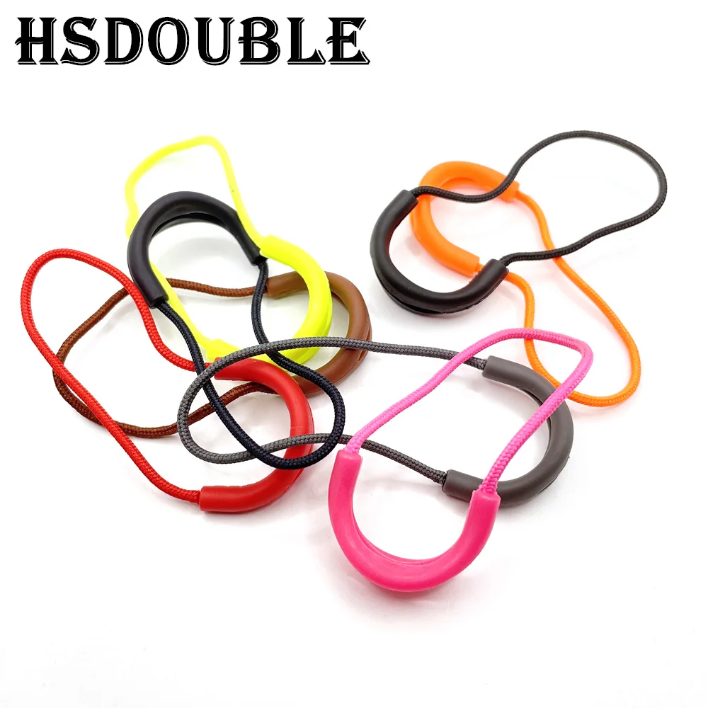 Zipper Pullers Zipper Heads 10 Pcs/Pack Zipper Pull Cord Zipper Head Pull Puller End Fit Rope Tag Fixer Zip Cord for Garment Bags Accessory