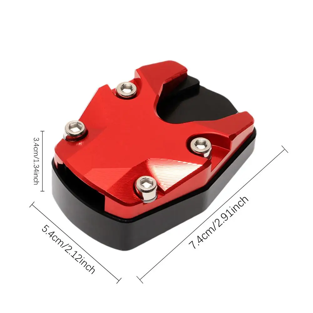 Enhanced Motorcycle Kickstand Stability Plate - Anti-Sinking Foot Support Accessory