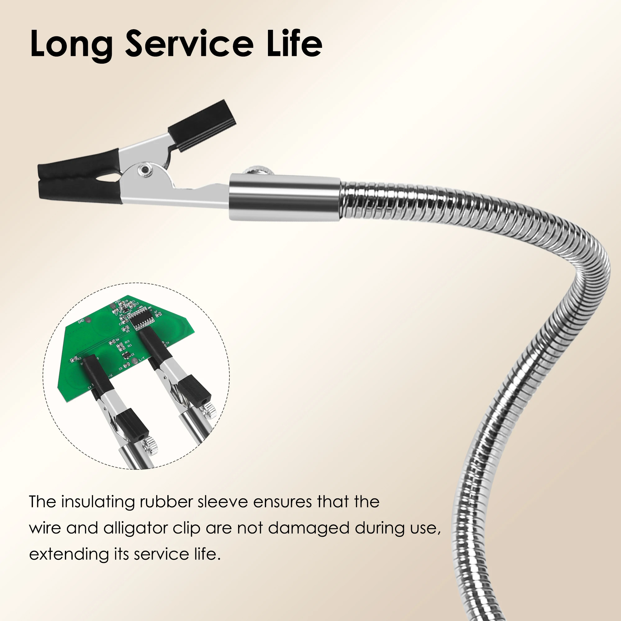 Soldering Tool Soldering Helping Hands Welding Tool 4/2 pcs Magnetic Helping Hands Soldering Third Hand Tools Metal Flexible Gooseneck with Alligator Clips