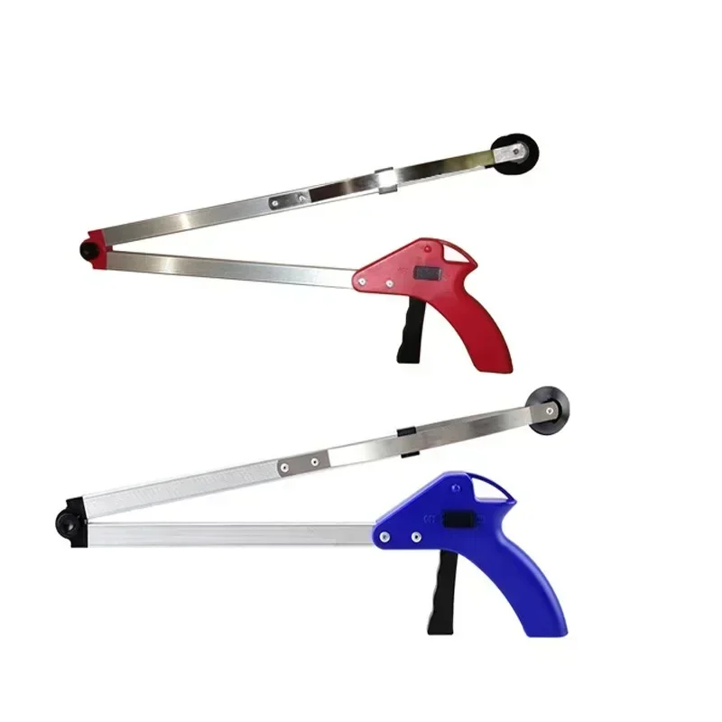 Reaching Pick Up Tool Clamp Trash Grabber Aluminum Alloy Home Portable Foldable Reaching Stick Long Arm Practical High Quality 6
