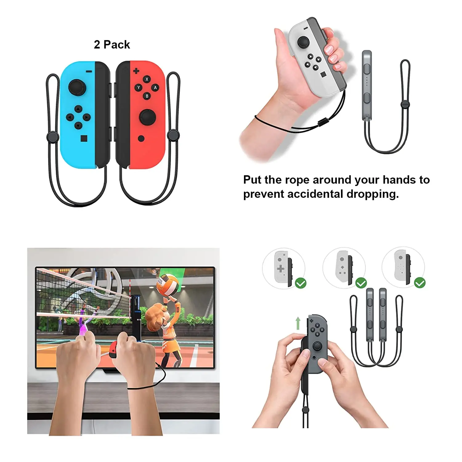 Pack d'Accessoires pour Switch Sport Jeux, Compatible avec Nintendo Switch/OLED,  avec Baguette de Tambour (Sword), Raquette de Tennis, Cannes à Pêche,  Volants, Manette etc. : : Jeux vidéo