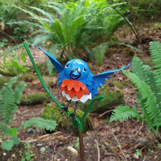 Új Kreativitás Boldog Madárkert Ág Duplók Dekoráció Otthoni Madár Dísz